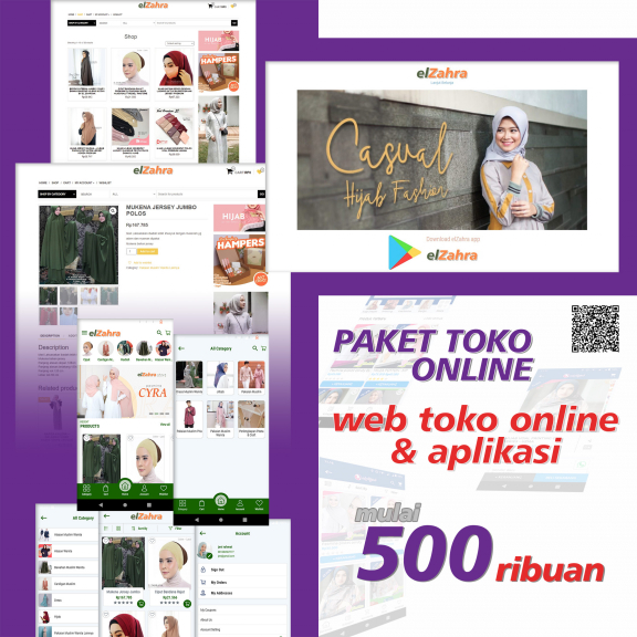 web toko online dan aplikasi android