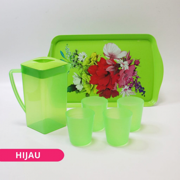 Calista 1 TOPAN SET (1 NAMPAN + 1 TEKO + 4 PCS GELAS)