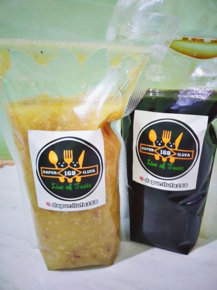 Dapur ilufa 168, makaroni kakak, burgerax