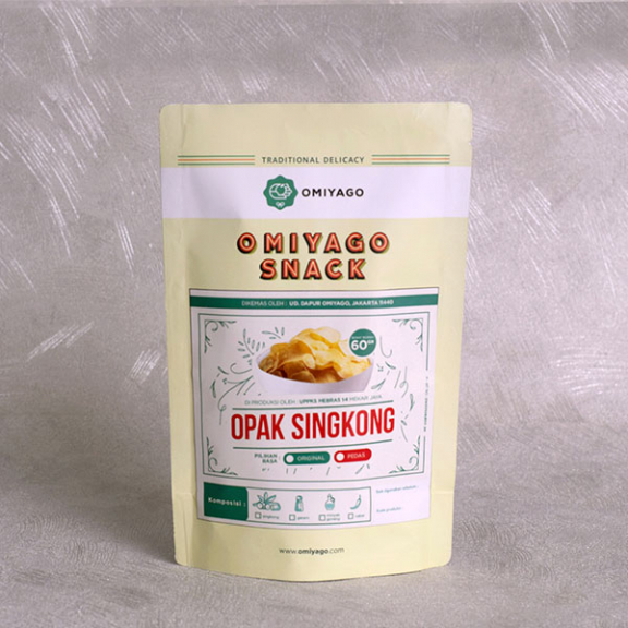 Omiyago Opak Singkong Pedas 60gr