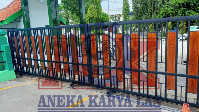 Pagar pintu dan canopy