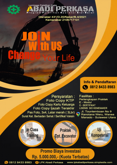 Pelatihan Operator Alat Berat