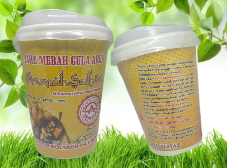 Jahe Merah Gula Aren serbuk