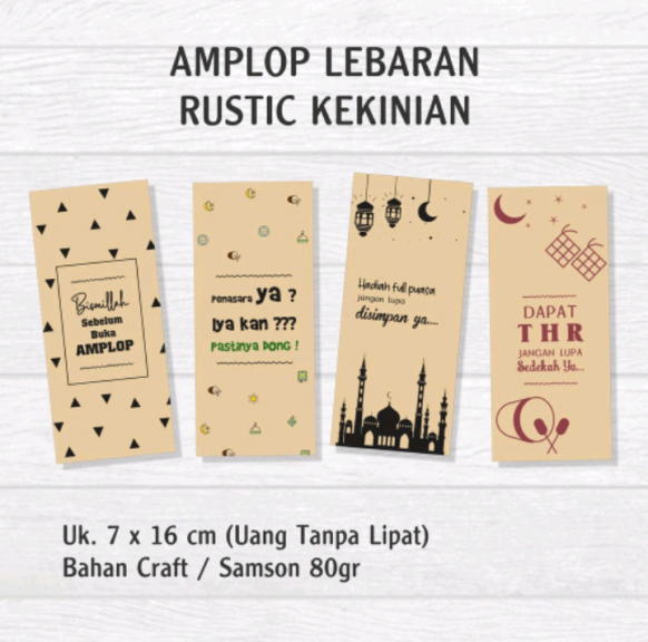 Amplop Lebaran Flanel