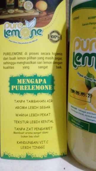 Pure Lemon | Minuman Diet