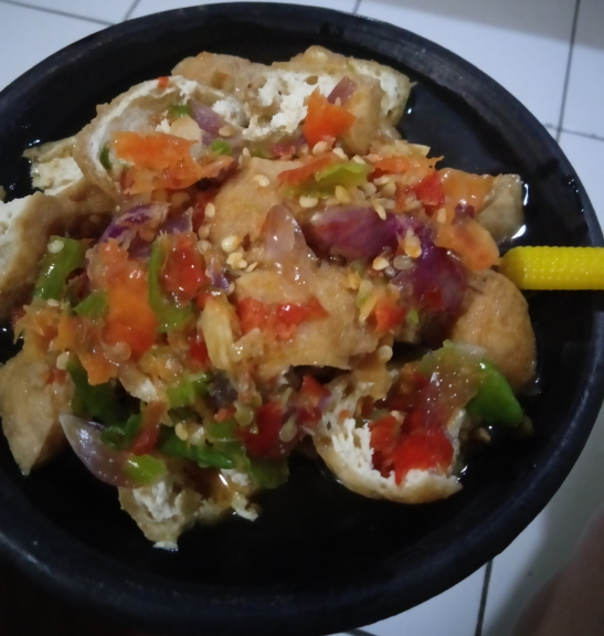 Tahu gejrot pandu khas cirebon