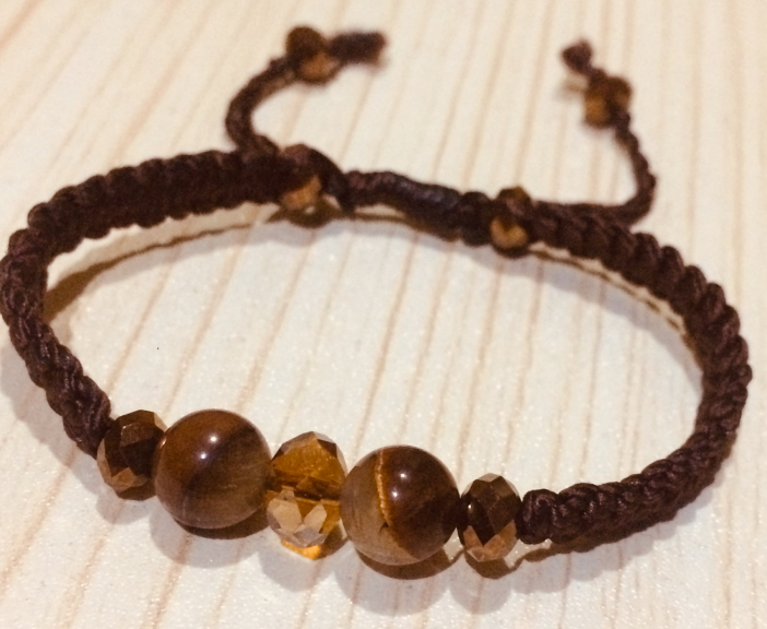 Gelang batu alam/giok mix kristal ceko