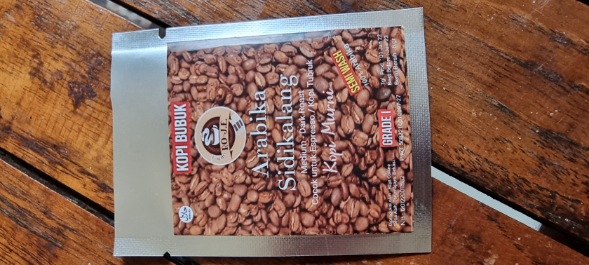 Kopi Bubuk Sidikalang Arabika 8 gr Medium-Dark Roast