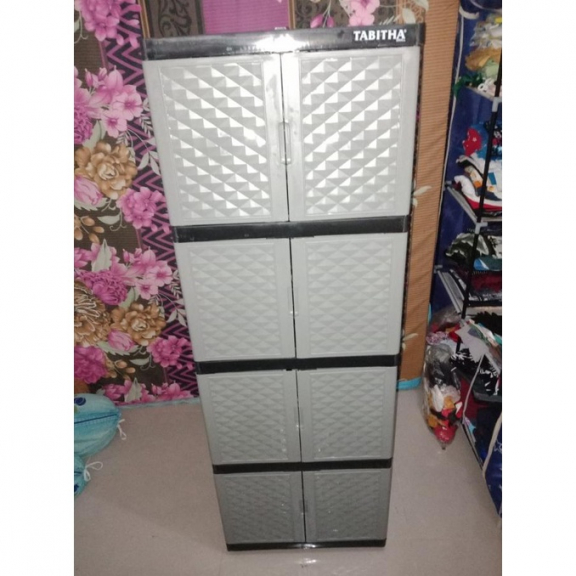 Lemari Plastik Tabutha Mini 4 Susu 