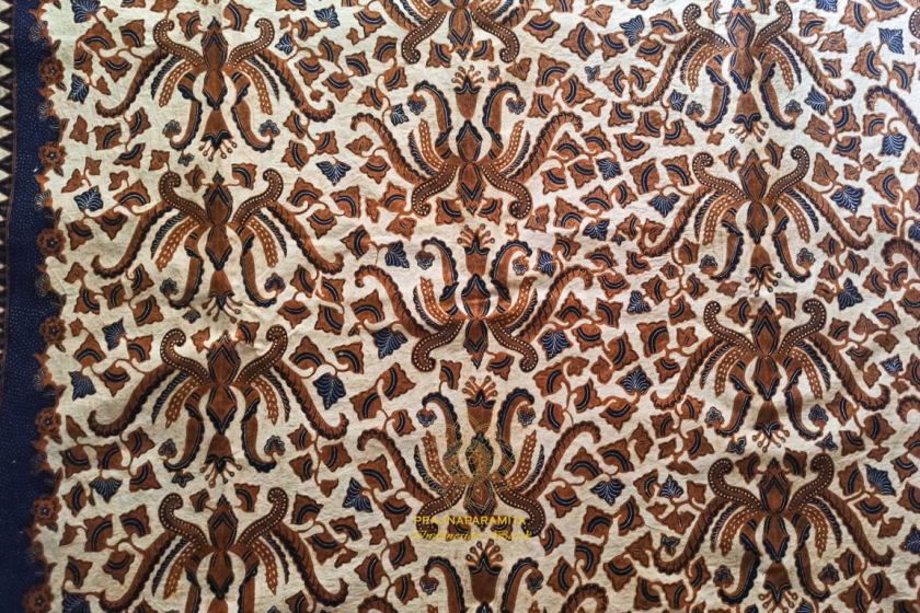 Kain Batik Tulis Tradisional Indonesia Motif Pisang Bali Bledhak