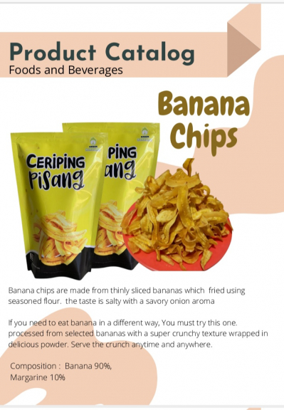 Banana weevil chips /kripik bonggol pisang 