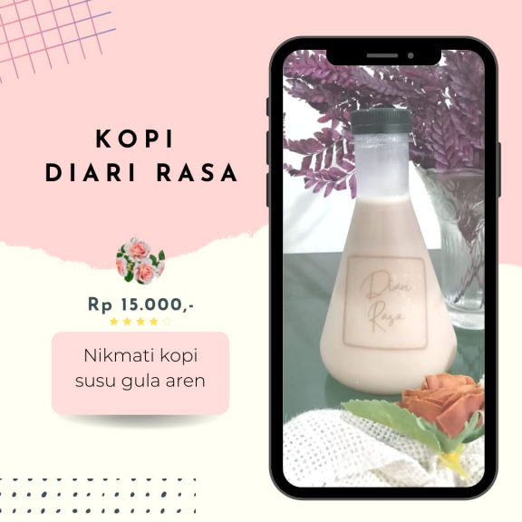 Kopi Diari Rasa varian gula aren 