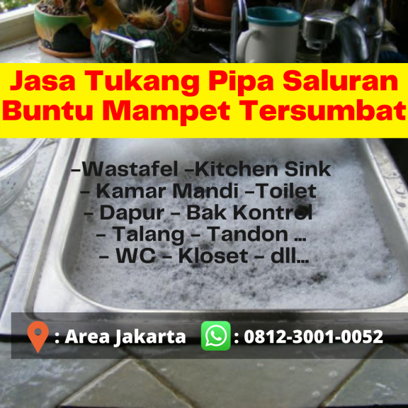AHLINYA, 0812-3001-0052, Jasa Perbaikan Saluran Mampet Tersumbat Gambir Jakarta Pusat