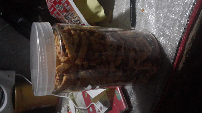 Keripik basreng daun jeruk pedas 