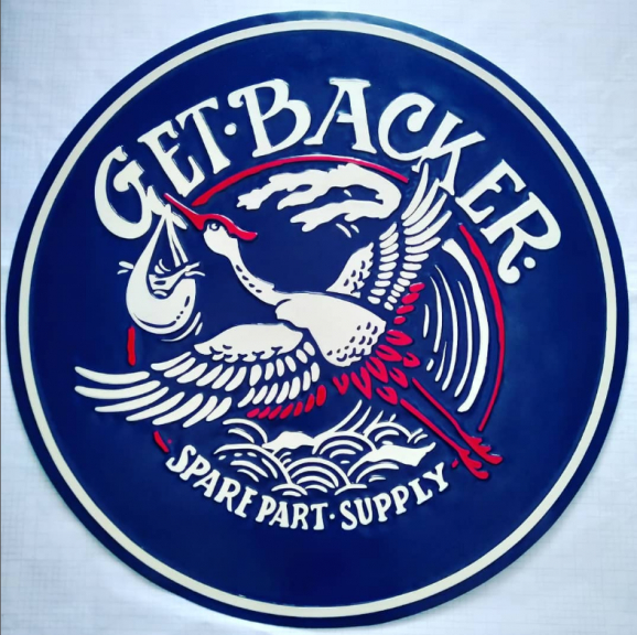 Plat dekorasi dinding cetak timbul lingkaran