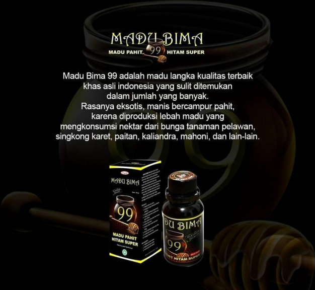 MADU BIMA 99 MADU PAHIT HITAM SUPER