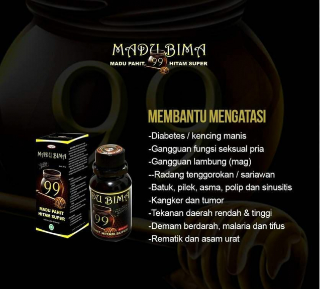MADU BIMA 99 MADU PAHIT HITAM SUPER