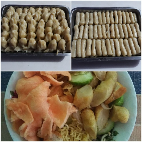 Pempek, Rujak mie, gado-gado, ketoprak, nasi goreng