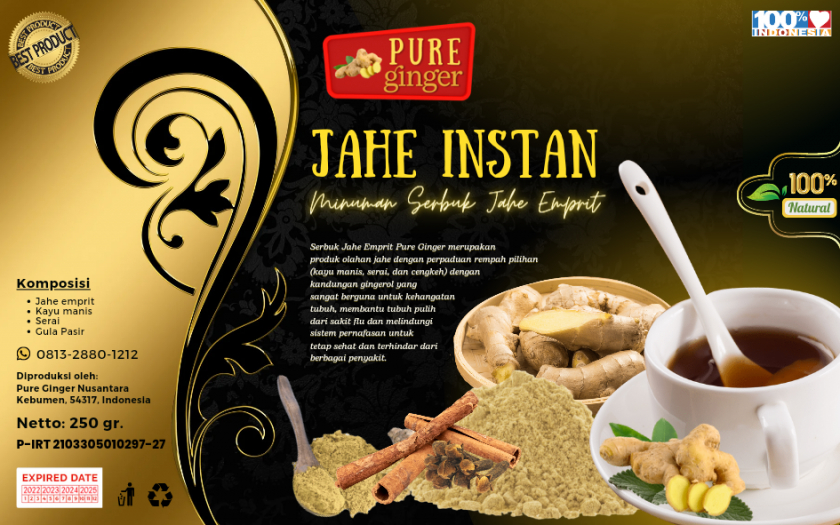 Serbuk Jahe Pure Ginger