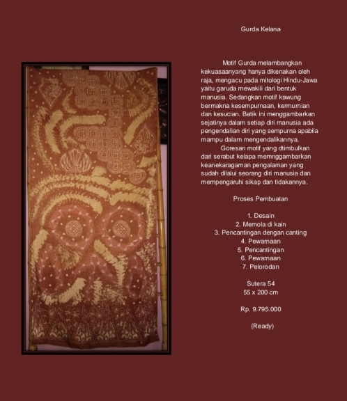 Batik pesona borobudur