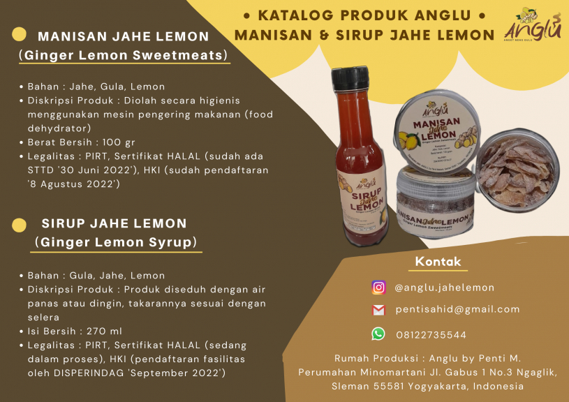 Manisan Jahe Lemon