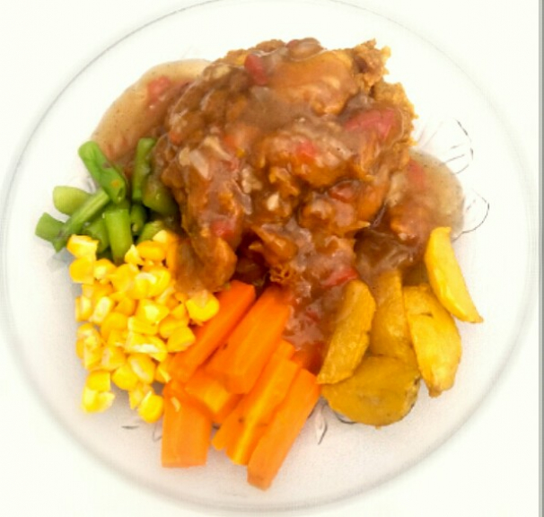 Big Hot Lava Chicken, chicken Steak 