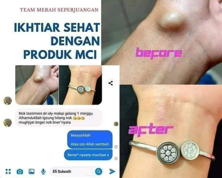 Gelang bracelet rose gold MCI 