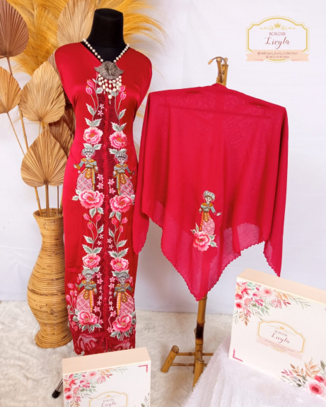 Kebaya kerancang bordir