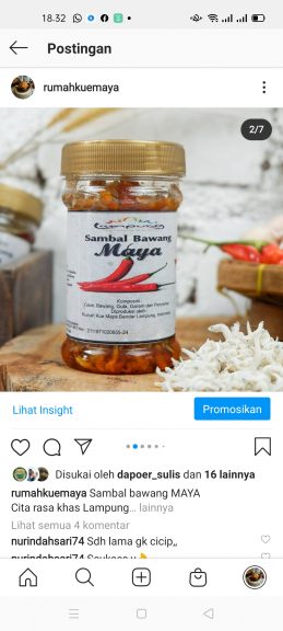 Sambal bawang Maya original 