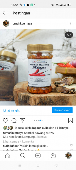 Sambal bawang Maya original 