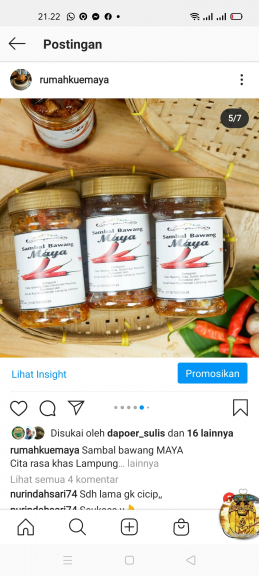 Sambal bawang Maya original 