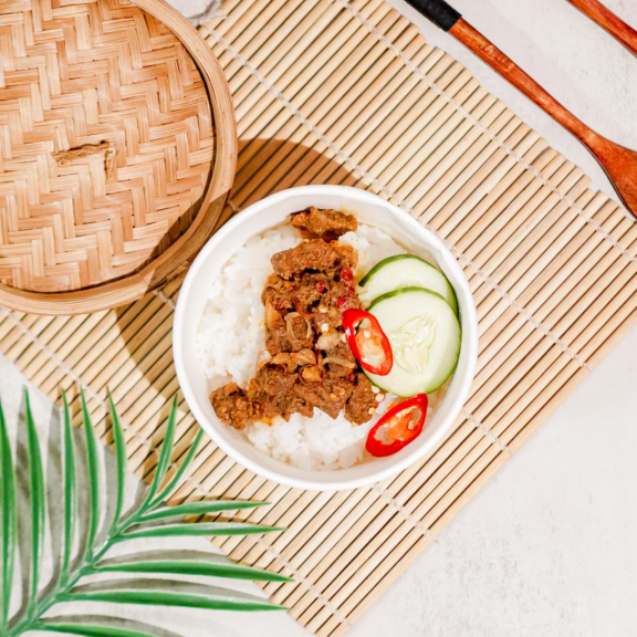 Rendang Asik Rice Bowl
