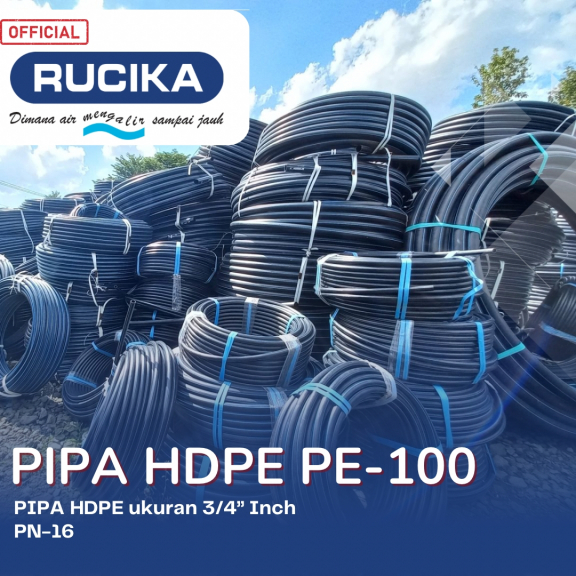 Pipa Hdpe Rucika ukuran 5 inch PE 100