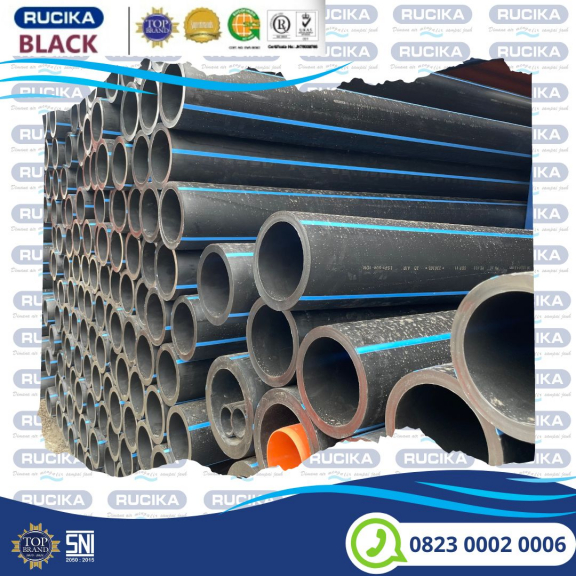 Pipa Hdpe 6 inch Wavin Rucika PN 10