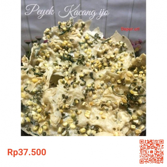 Peyek kacang ijo
