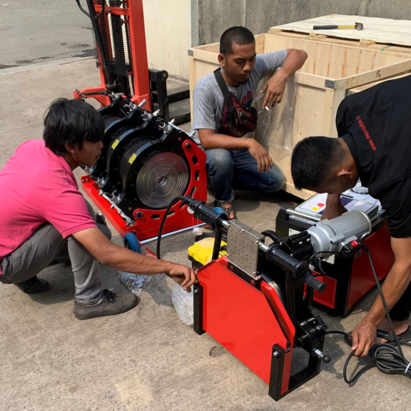 Mesin Las Pipa Hdpe Fusion Shd 160 6 inch