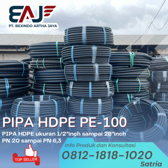Pipa Hdpe Dn 1 Inch SDR11 | Pipa Hdpe OD 32mm 