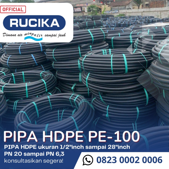 Pipa Hdpe 3 inch 90 mm Pn 10