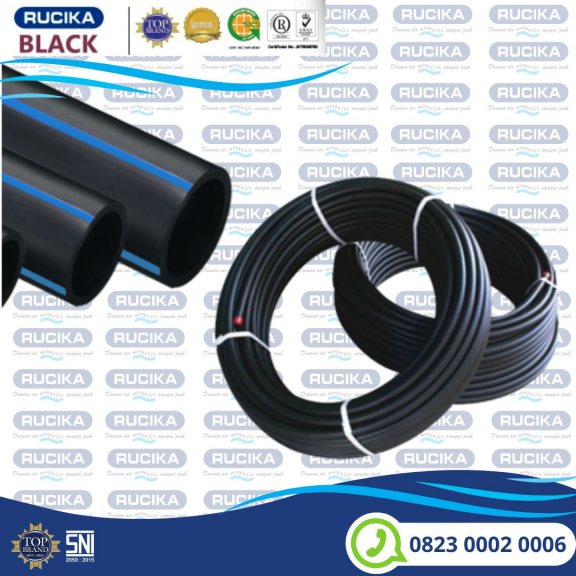 Pipa Hdpe Rucika 1/2 inch 20 mm PN 16