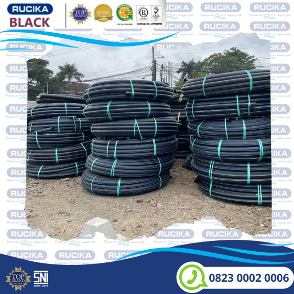 Pipa Hdpe Rucika 11/2 inch 50 mm Pn 10