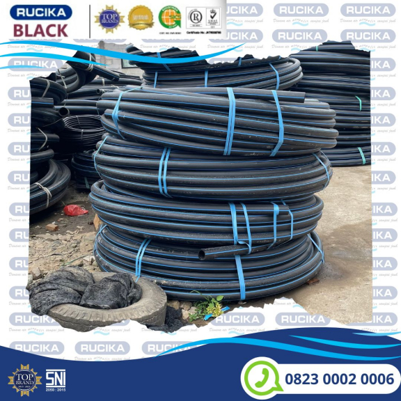 Pipa Hdpe Rucika 11/2 inch 50 mm Pn 10