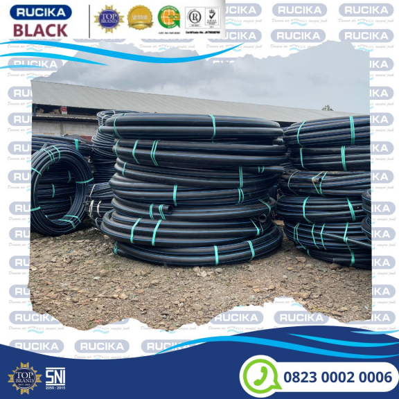 Pipa Hdpe Rucika 21/2 inch 75 mm Pn 10