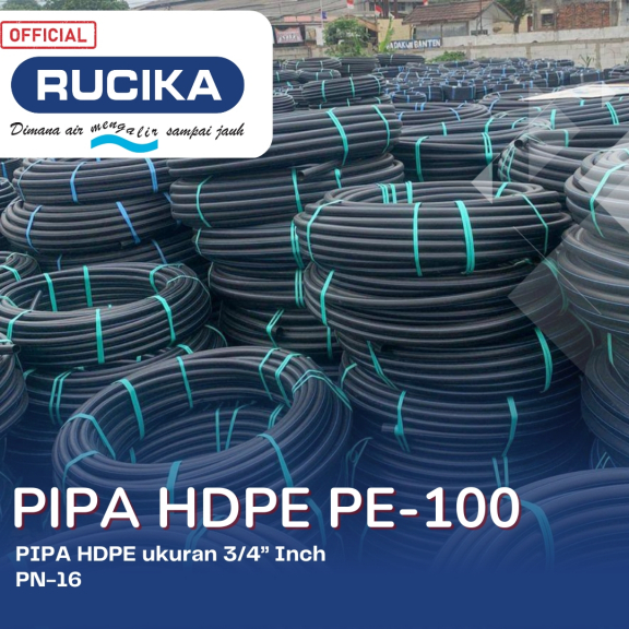 pipa hdpe rucika 3 inch 90 mm pn 10