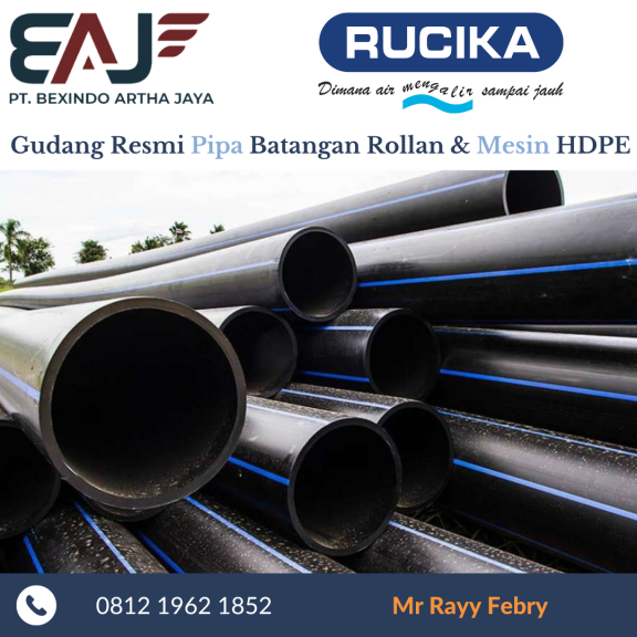 Pipa HDPE 12 Inch | Distributor Resmi Pipa HDPE Murah | 
