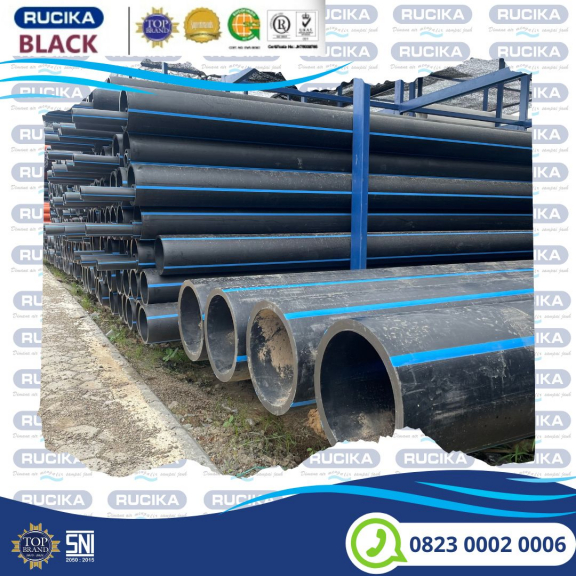 Pipa Hdpe Rucika 8 inch 200 mm Pn 10