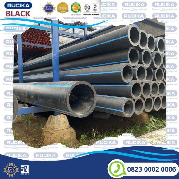 Pipa Hdpe Rucika 8 inch 200 mm Pn 10