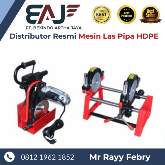 Mesin Las Pipa HDPE 250 63mm SHD 250 4 Clam | Mesin Las HDPE