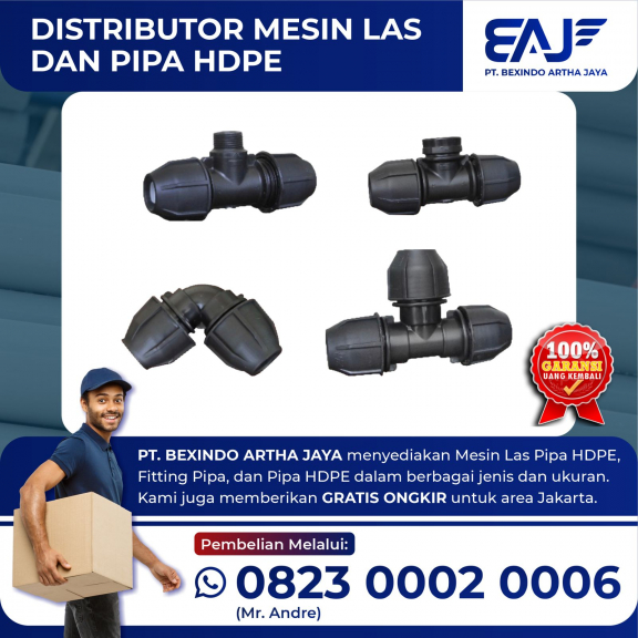 Fitting Pipa Hdpe Elbow 90 derajat