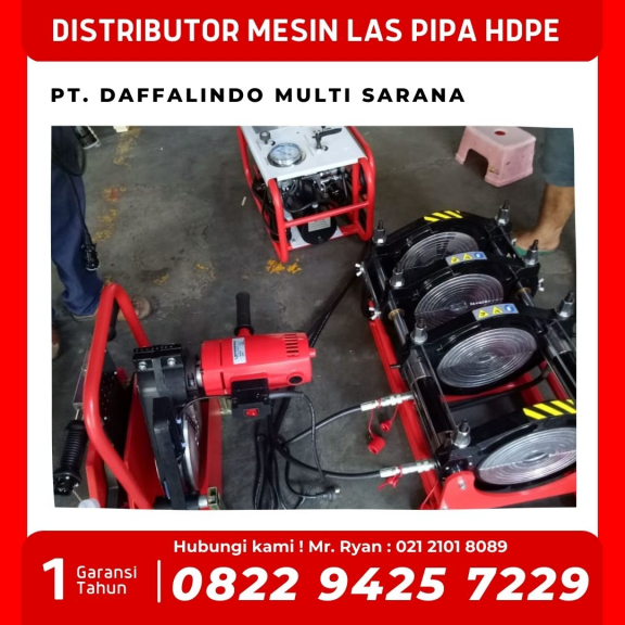 Mesin Las Pipa Hdpe 12 Inch - 082294257229