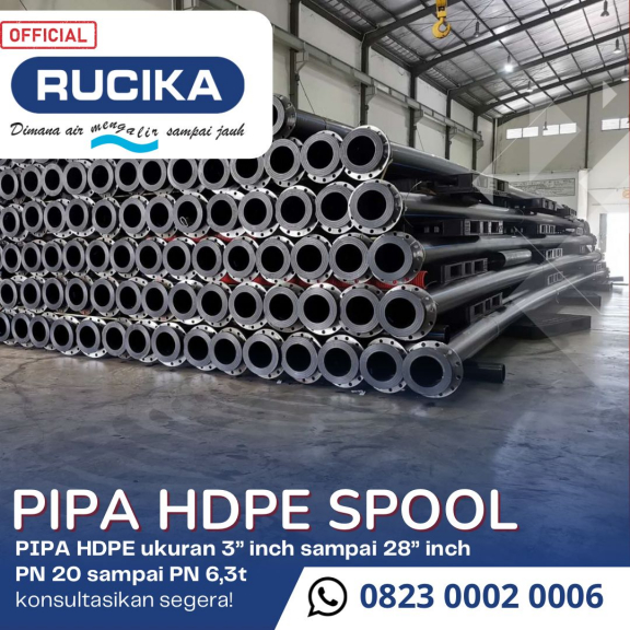 Pipa Hdpe Spool ukuran 20 inch All ssssss Hdpe